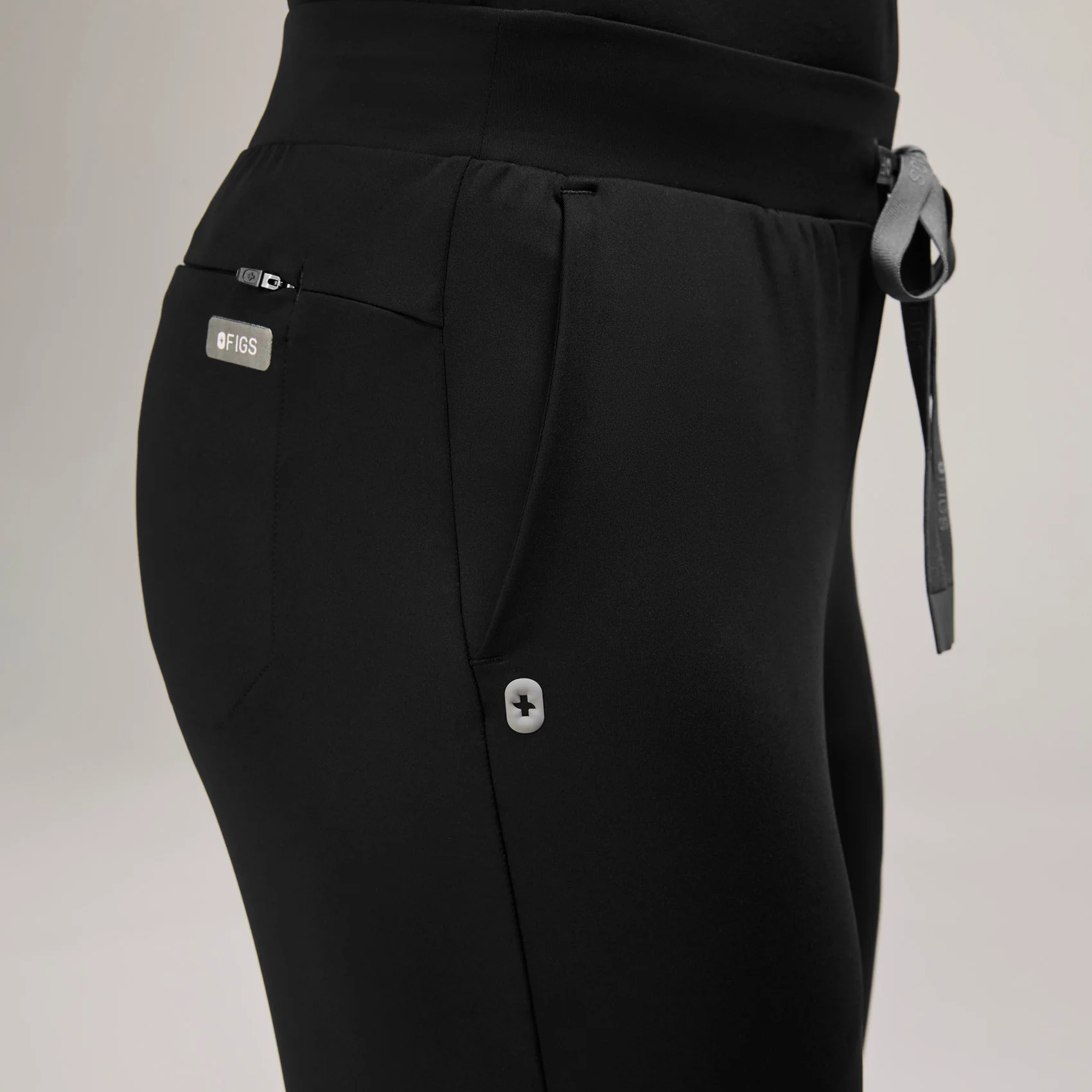 women's Black Tena FORMx Slim Tapered - Tall Scrub Pant™ - Image 5