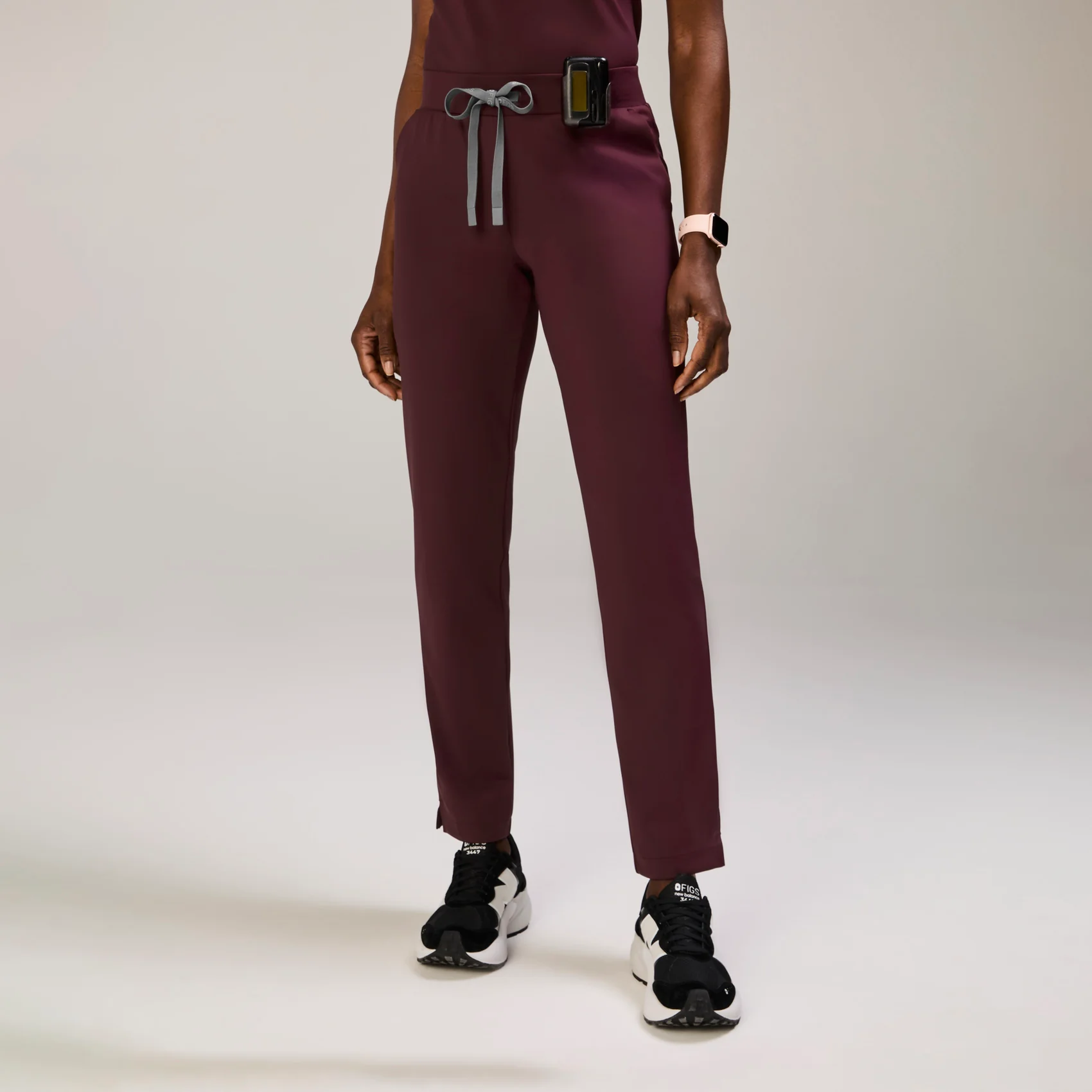 women's Burgundy Tena FORMx Slim Tapered - Tall Scrub Pant™