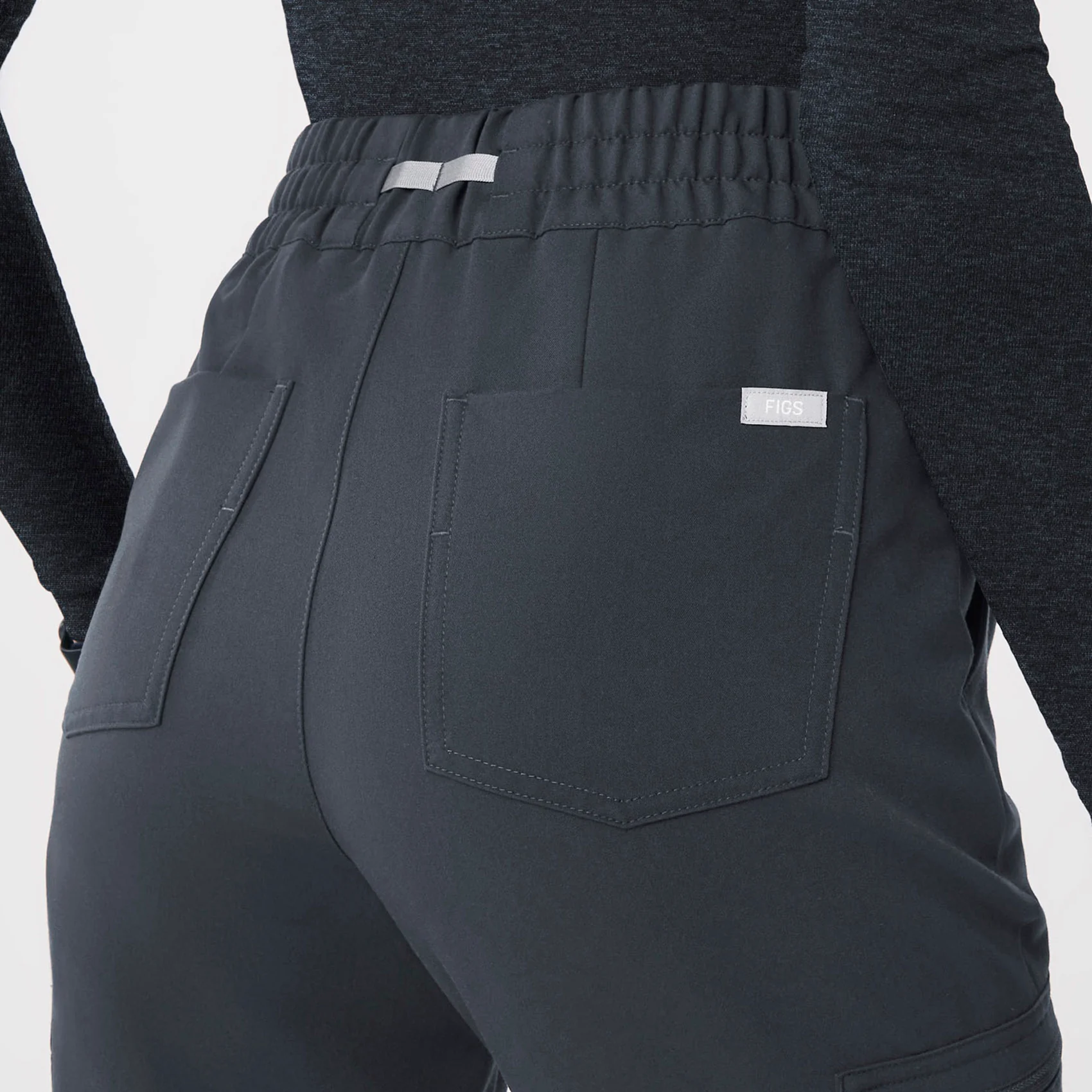 women's Dark Harbor High Waisted Uman Relaxed - Jogger Scrub Pant - Image 5
