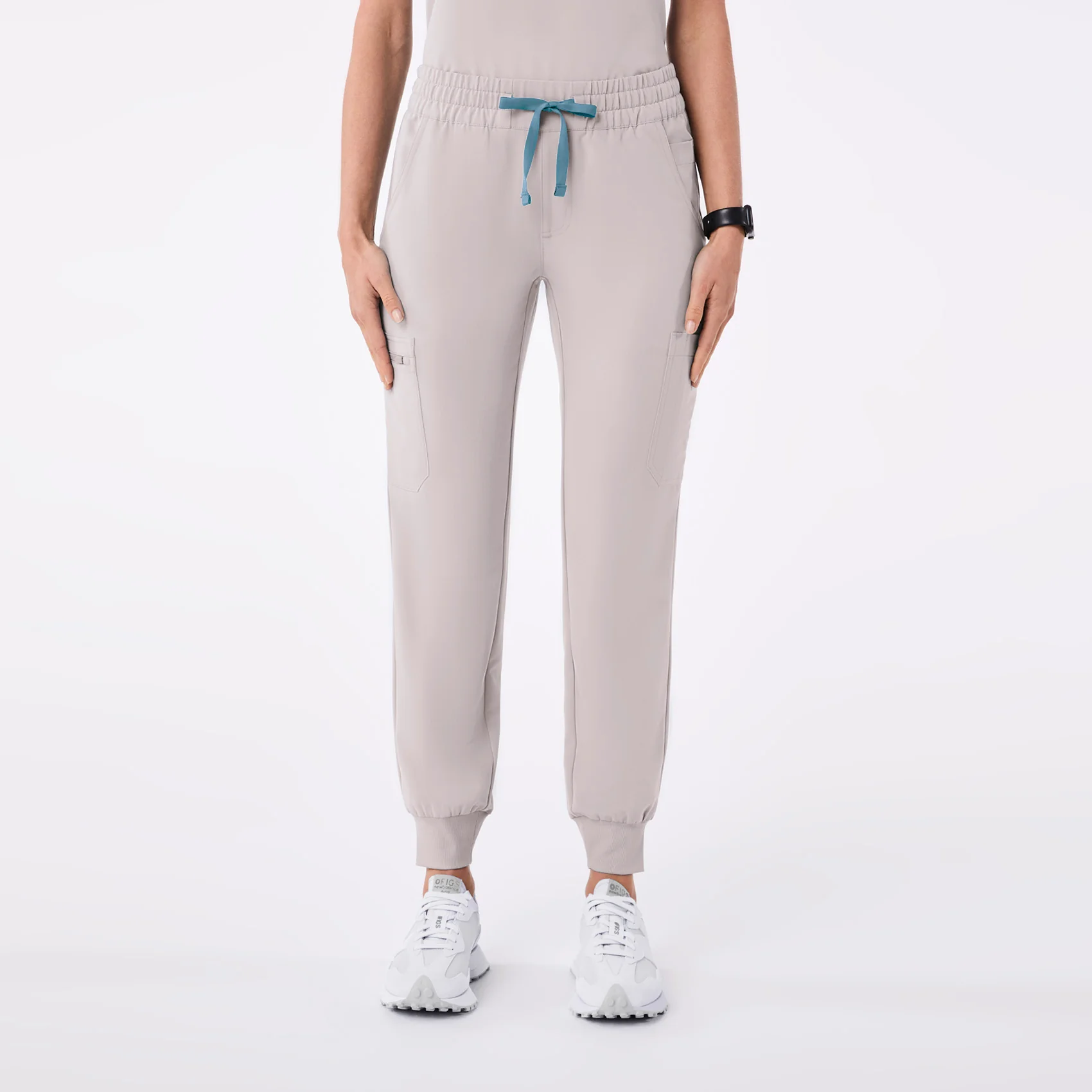 women's Slate High Waisted Uman Relaxed - Jogger Scrub Pant