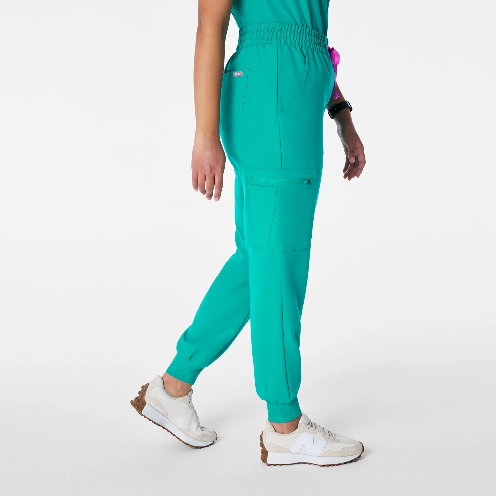 women's Lagoon High Waisted Uman Relaxed - Tall Jogger Scrub Pant - Image 3