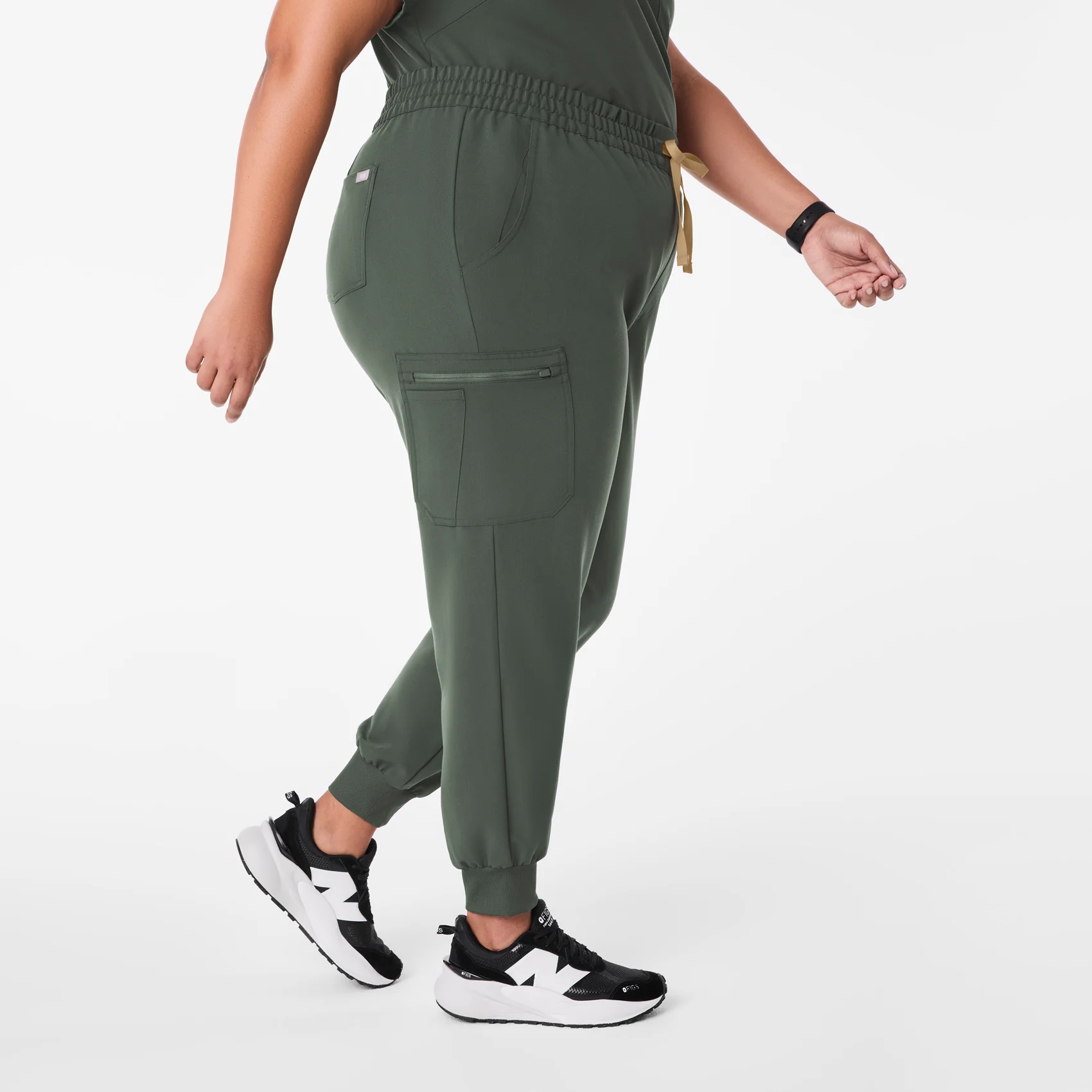 women's Moss High Waisted Uman Relaxed - Tall Jogger Scrub Pant (3XL-6XL) - Image 3