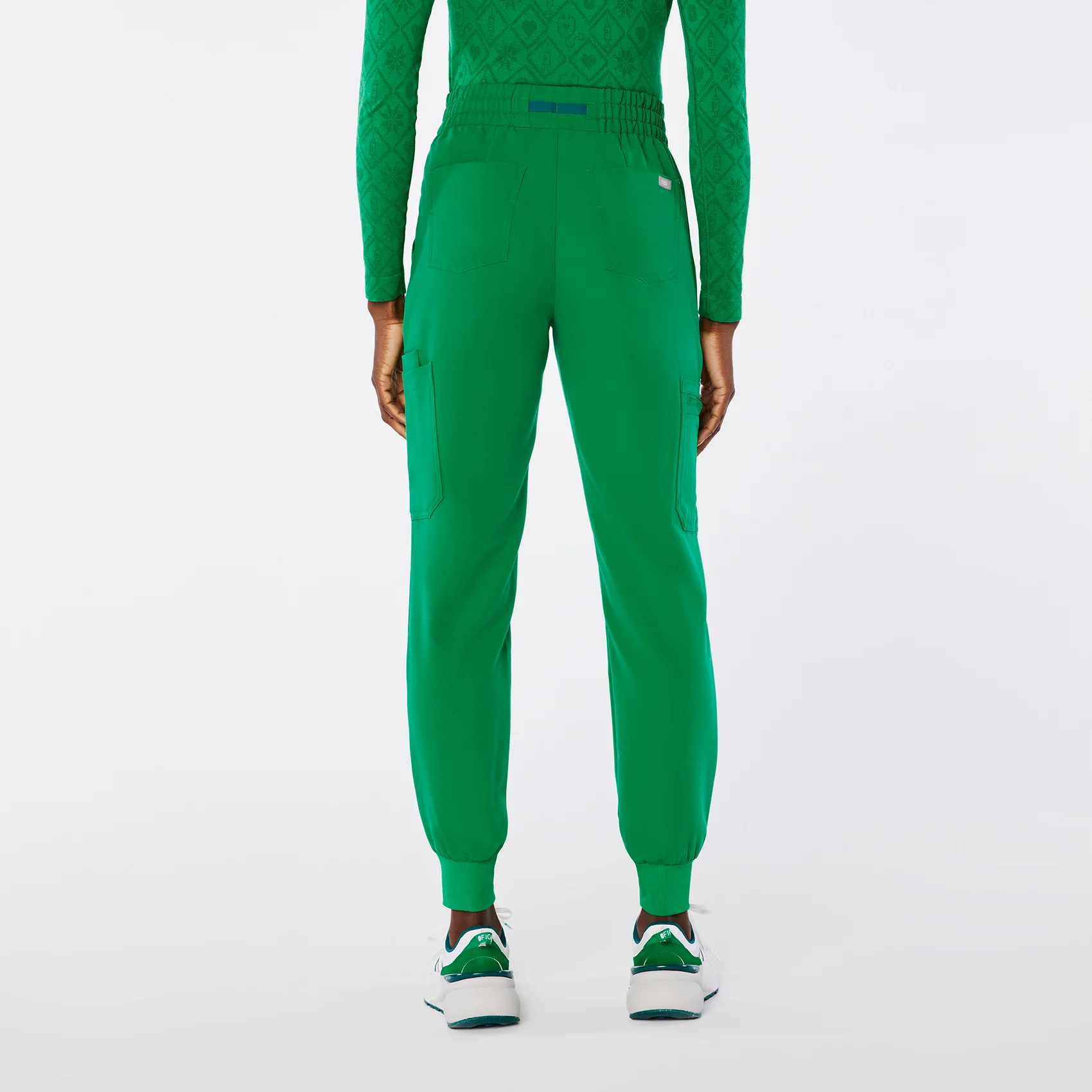 women's Evergreen High Waisted Uman Relaxed Tall Jogger Scrub Pant - Image 4