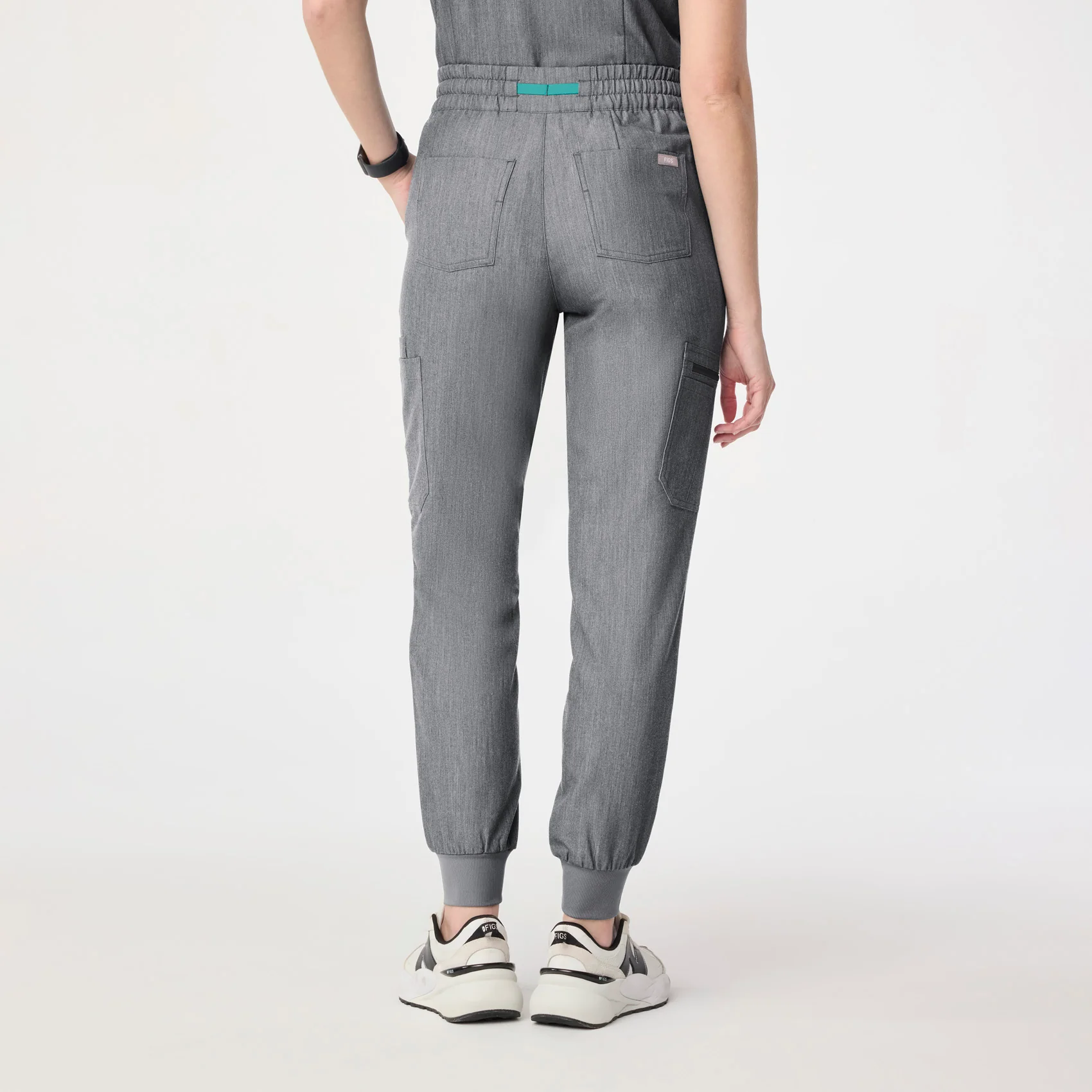 women's Graphite High Waisted Uman Relaxed - Tall Jogger Scrub Pant - Image 4