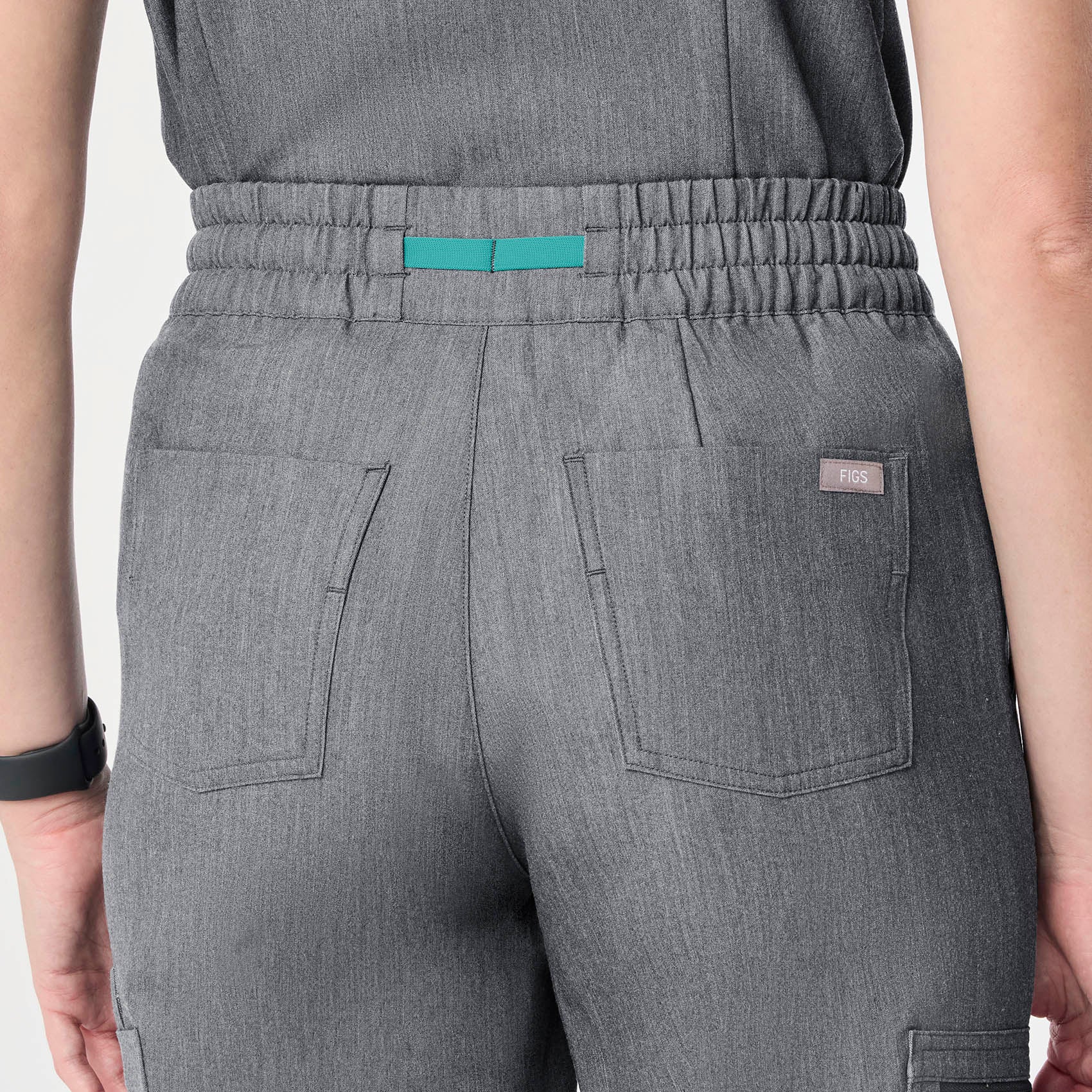 women's Graphite High Waisted Uman Relaxed - Tall Jogger Scrub Pant - Image 5