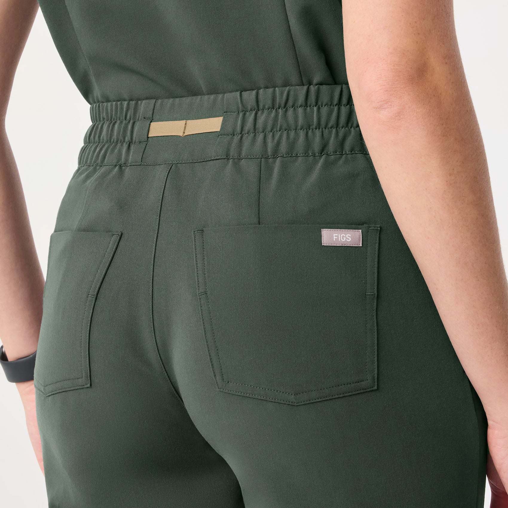 women's Moss High Waisted Uman Relaxed - Tall Jogger Scrub Pant - Image 5
