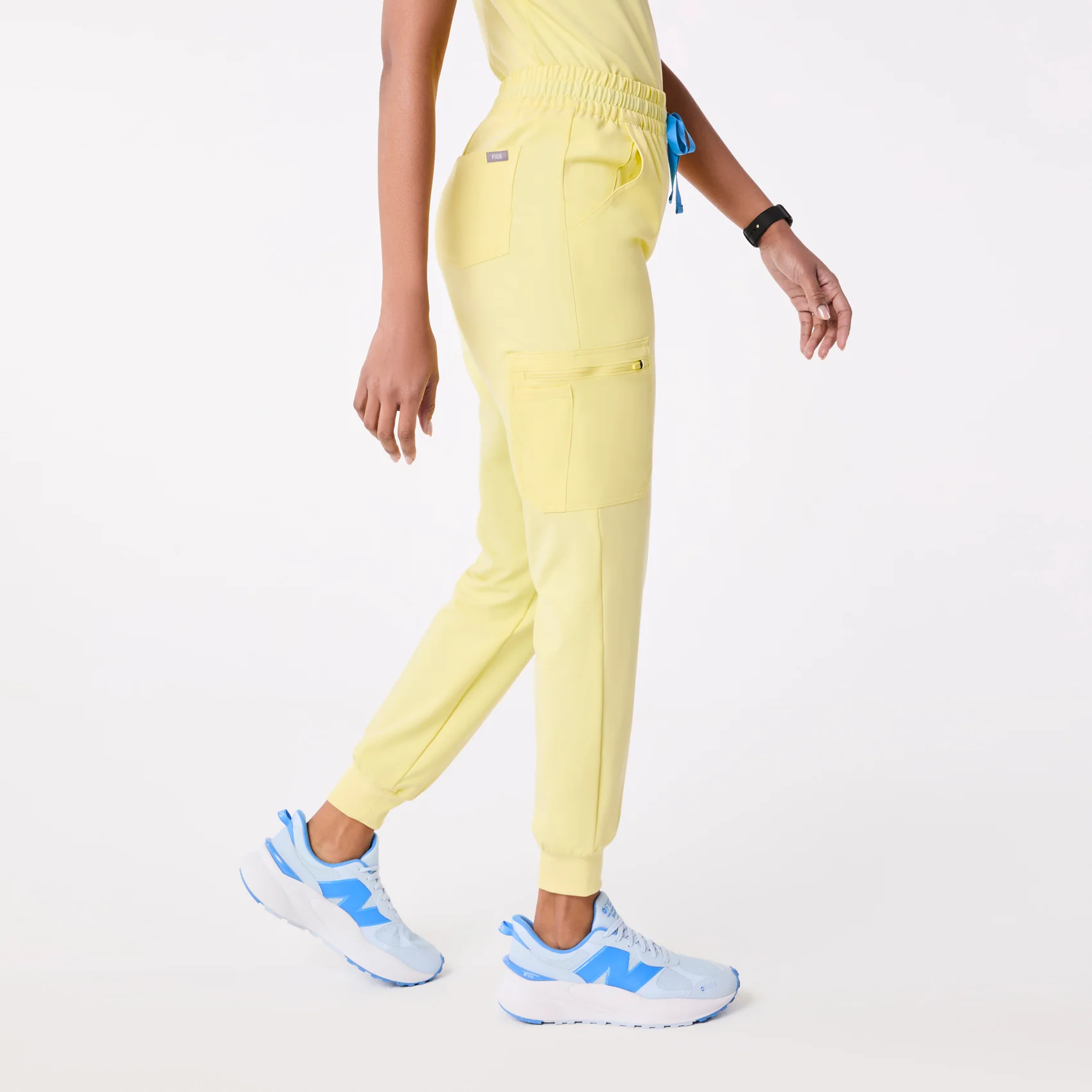 women's Sunlight High Waisted Uman Relaxed - Tall Jogger Scrub Pant - Image 3