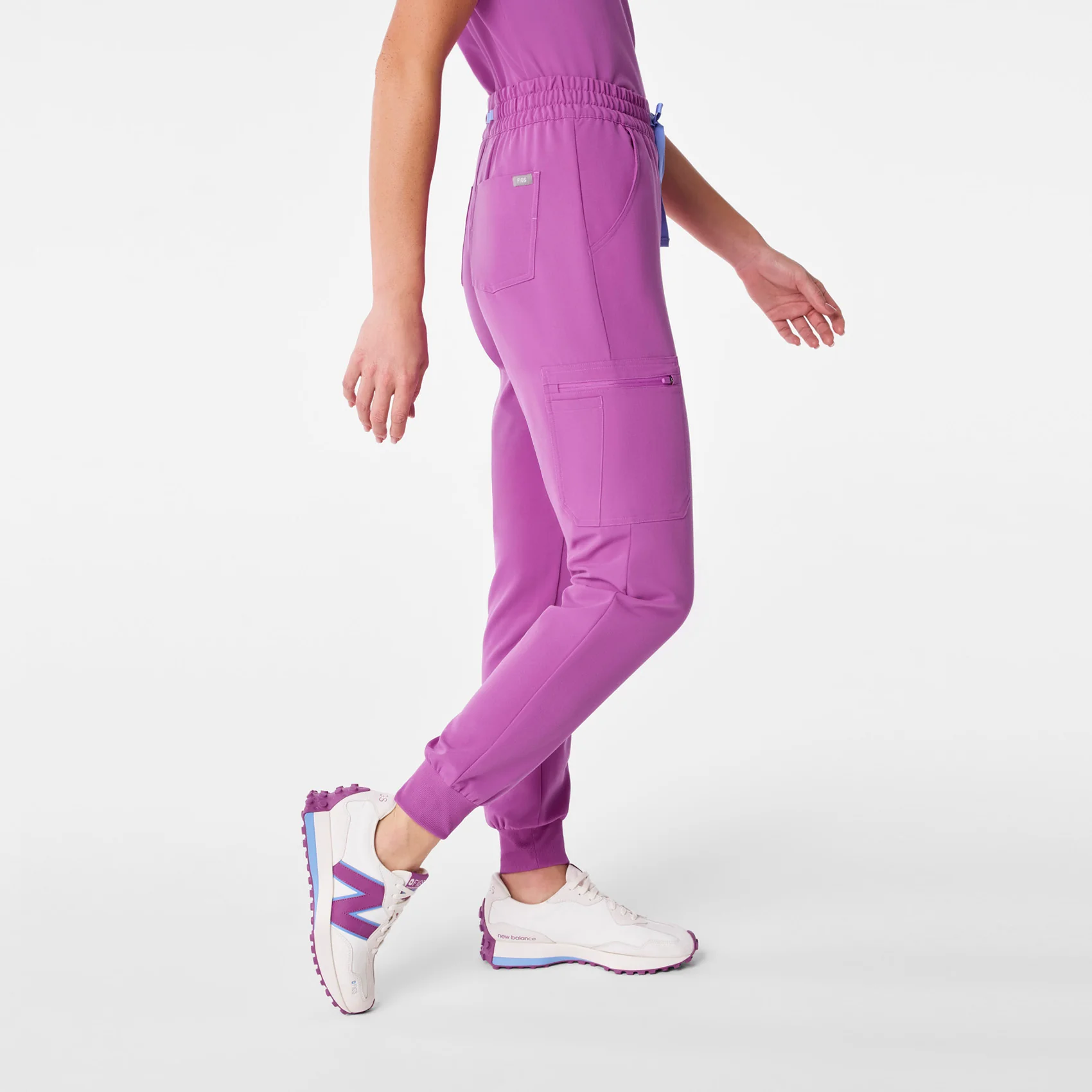 women's Ultraberry High Waisted Uman Relaxed - Tall Jogger Scrub Pant - Image 3