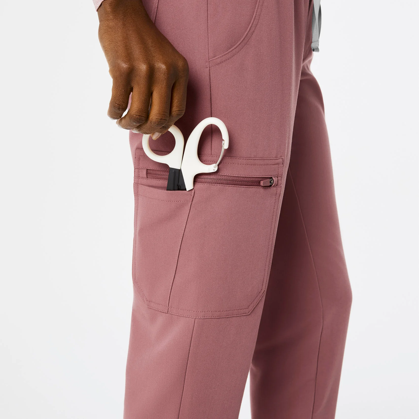 women's Mauve Uman Relaxed - Tall Jogger Scrub Pants - Image 8