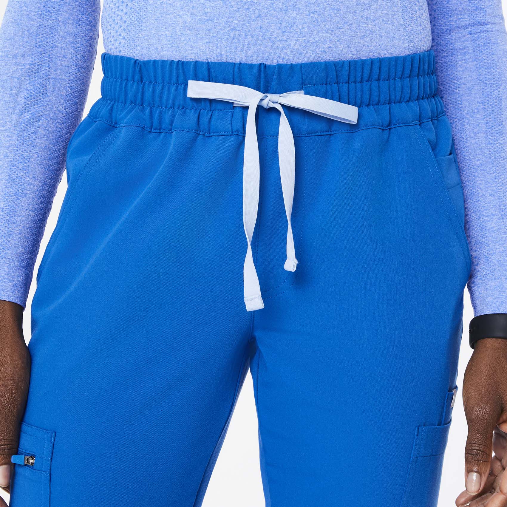 women's Royal Blue Uman Relaxed - Tall Jogger Scrub Pants - Image 6