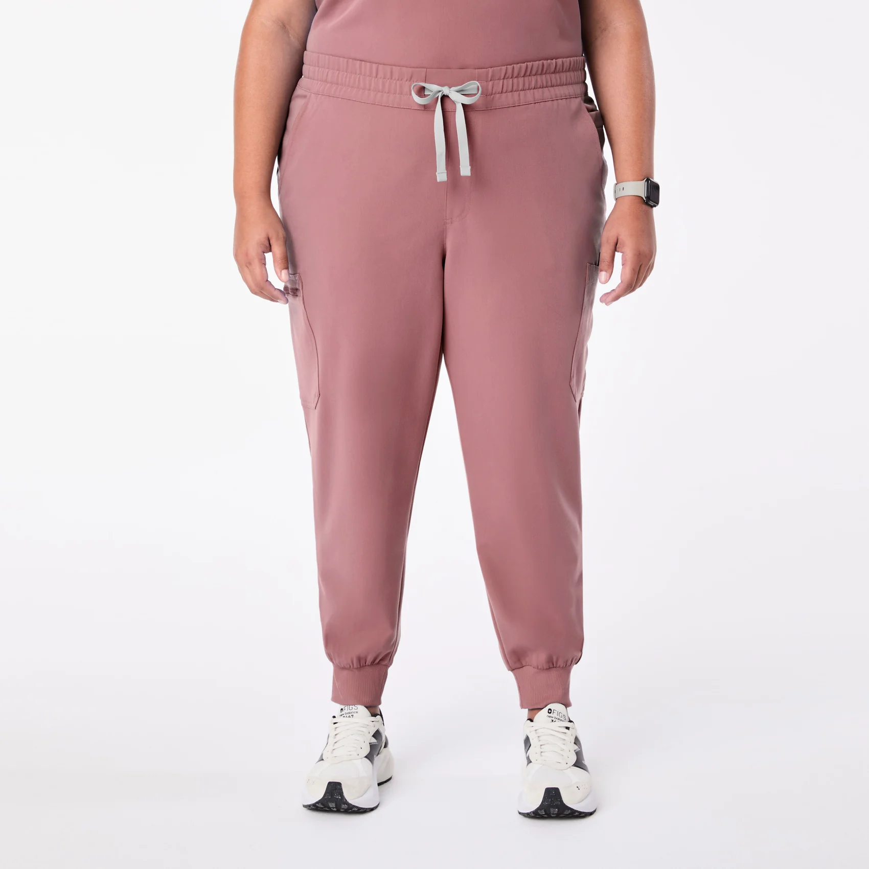 women's Mauve Uman Relaxed - Tall Jogger Scrub Pant (3XL-6XL)