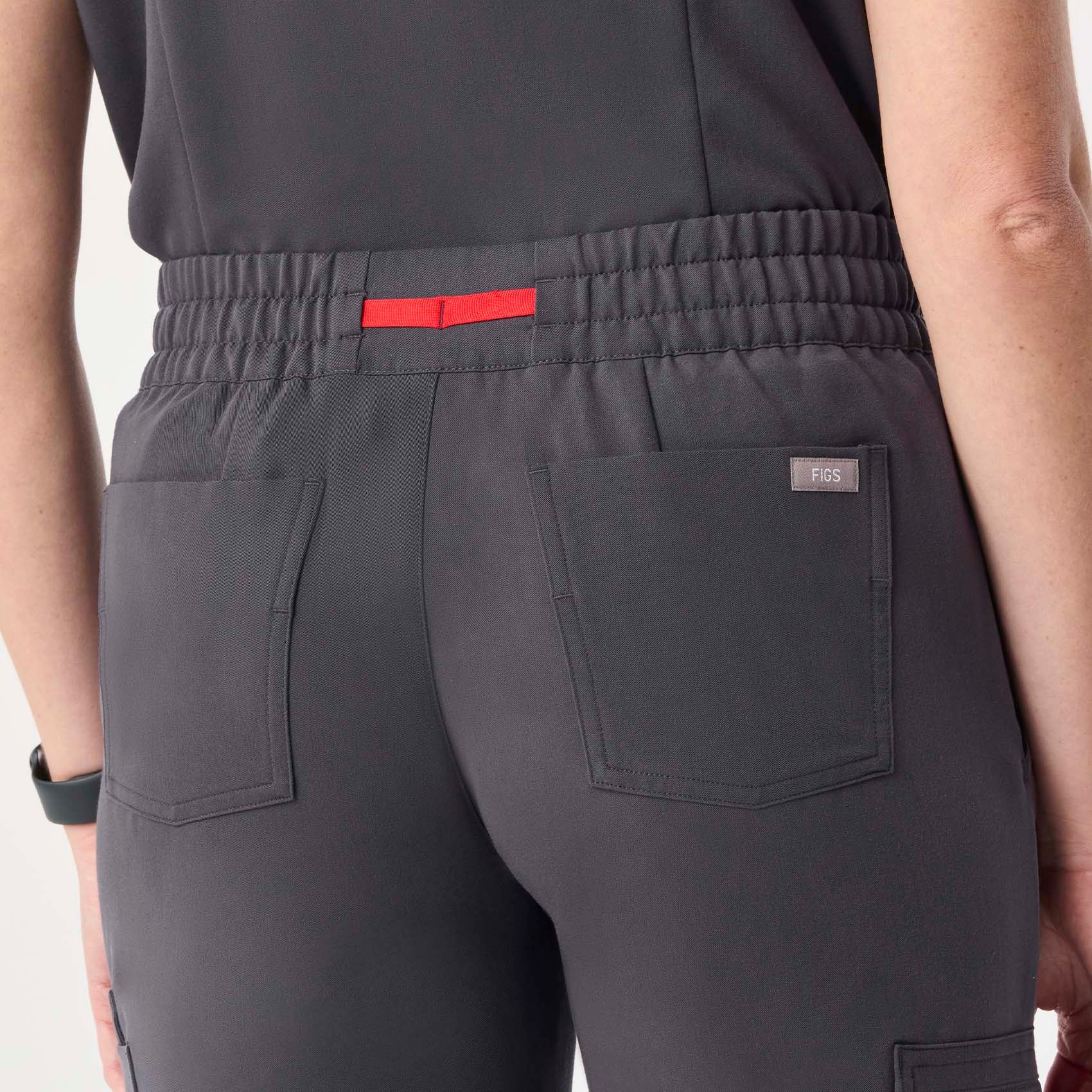 women's Charcoal Uman Relaxed - Tall Jogger Scrub Pant - Image 5