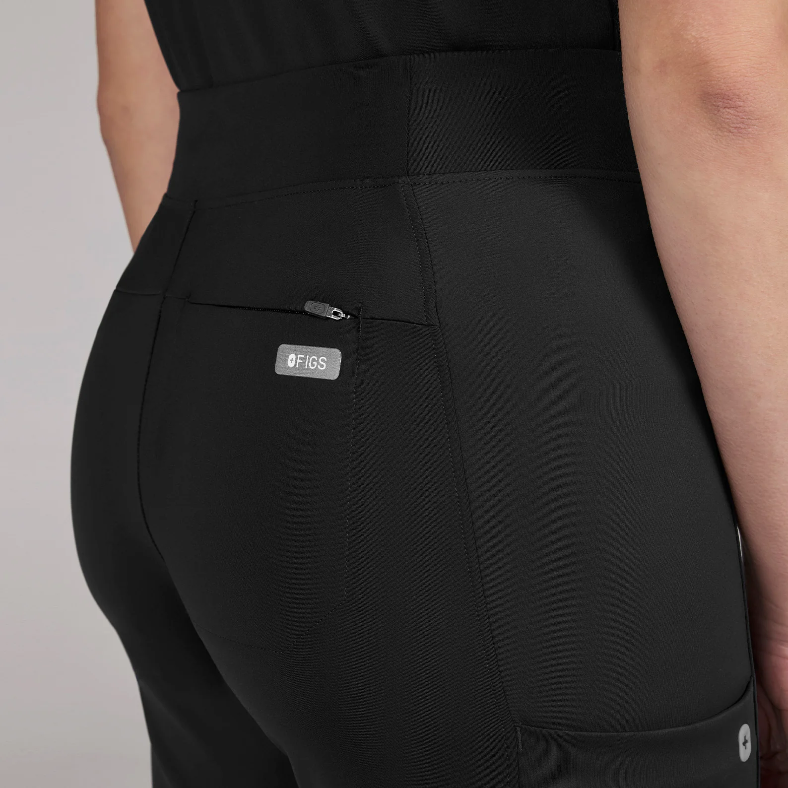 women's Black Valle FORMx Straight Leg - Petite Scrub Pant - Image 7