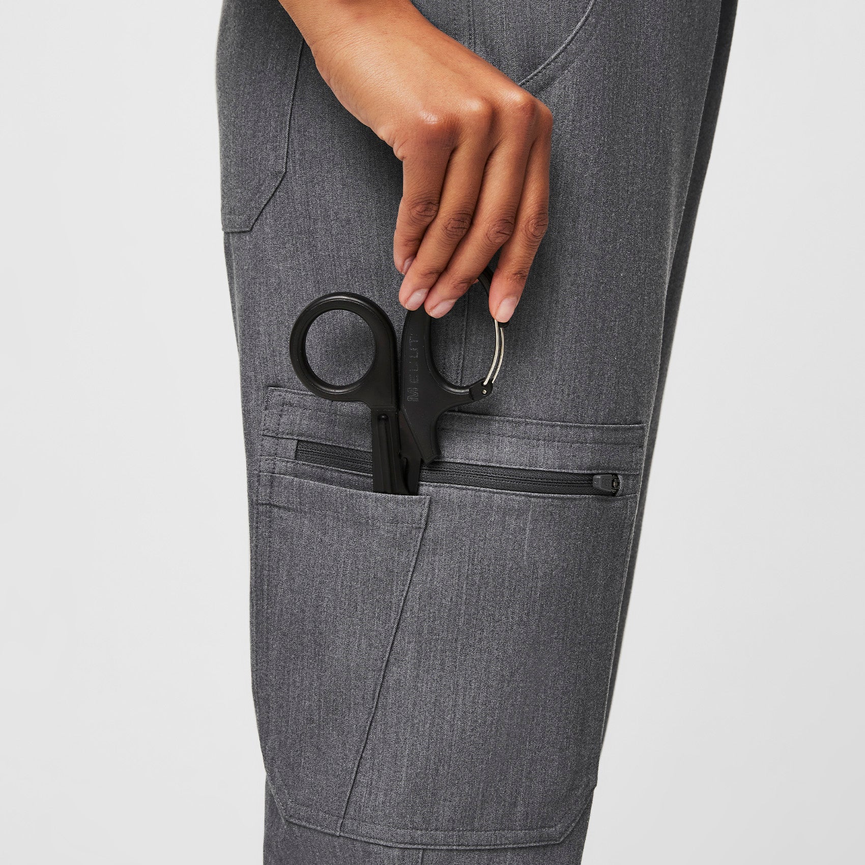 women's Graphite Yola™ High Waisted 2.0 - Petite Skinny Scrub Pants - Image 7