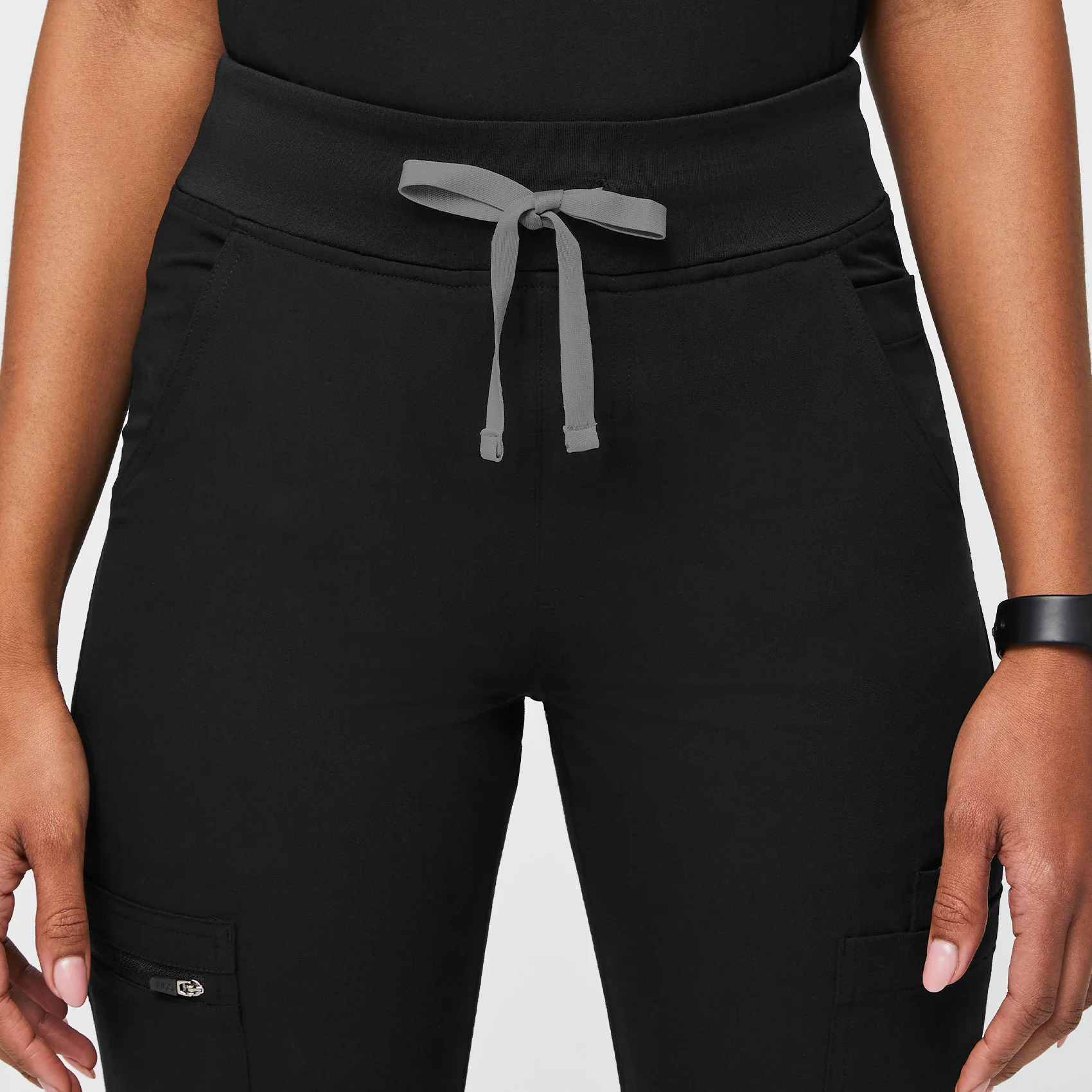 women's Black Yola™ High Waisted 2.0 - Skinny Scrub Pants - Image 4