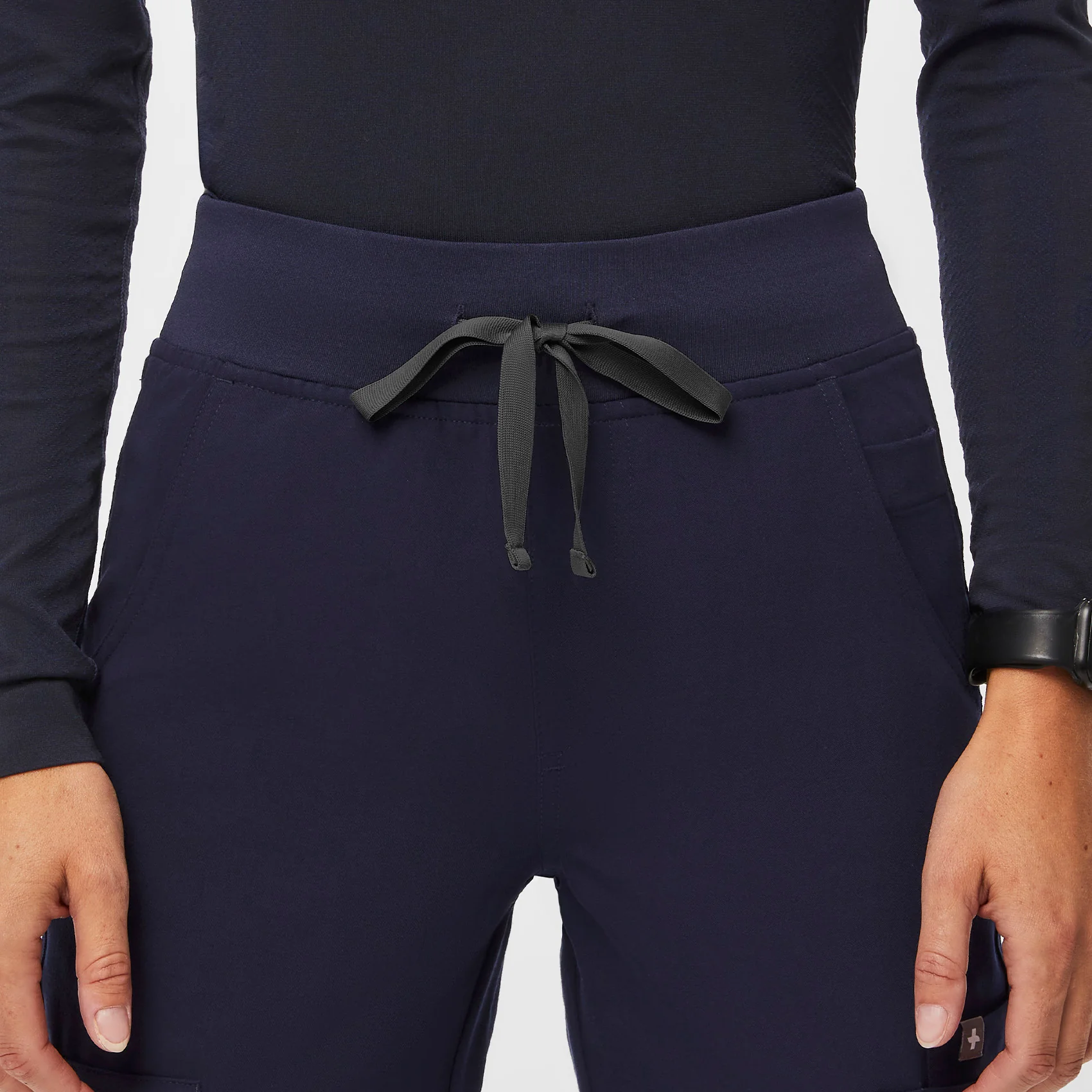 women's Navy Yola™ High Waisted 2.0 - Skinny Scrub Pants - Image 5