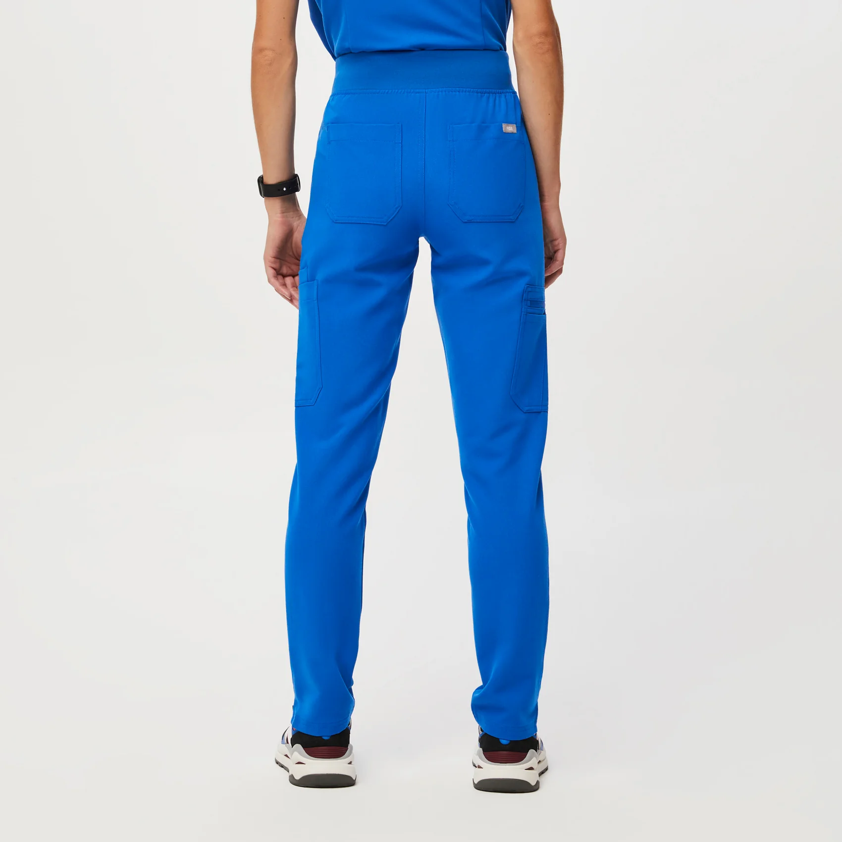 women's Royal Blue Yola™ High Waisted 2.0 - Skinny Scrub Pants - Image 4