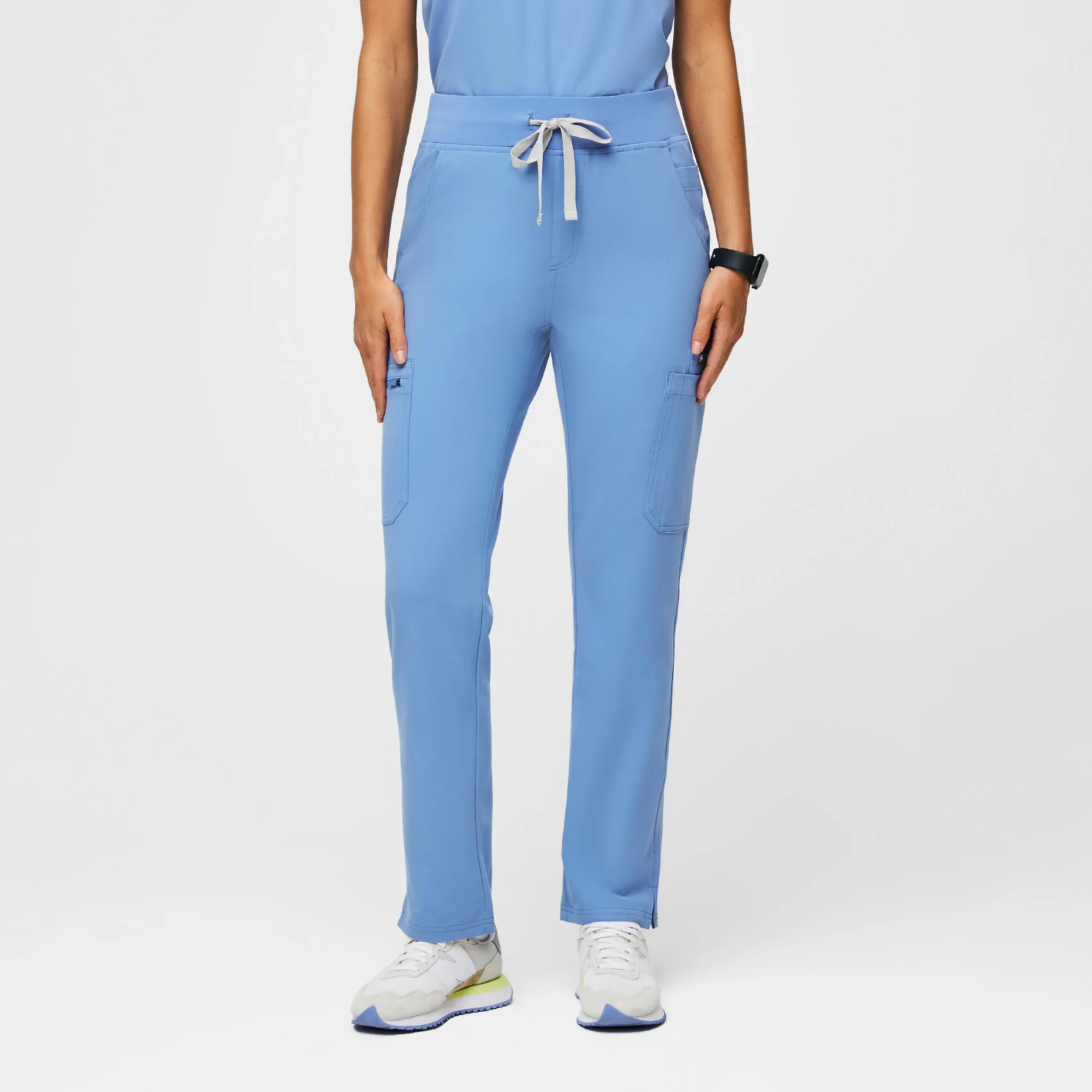 women's Ceil Blue Yola™ High Waisted 2.0 - Tall Skinny Scrub Pants