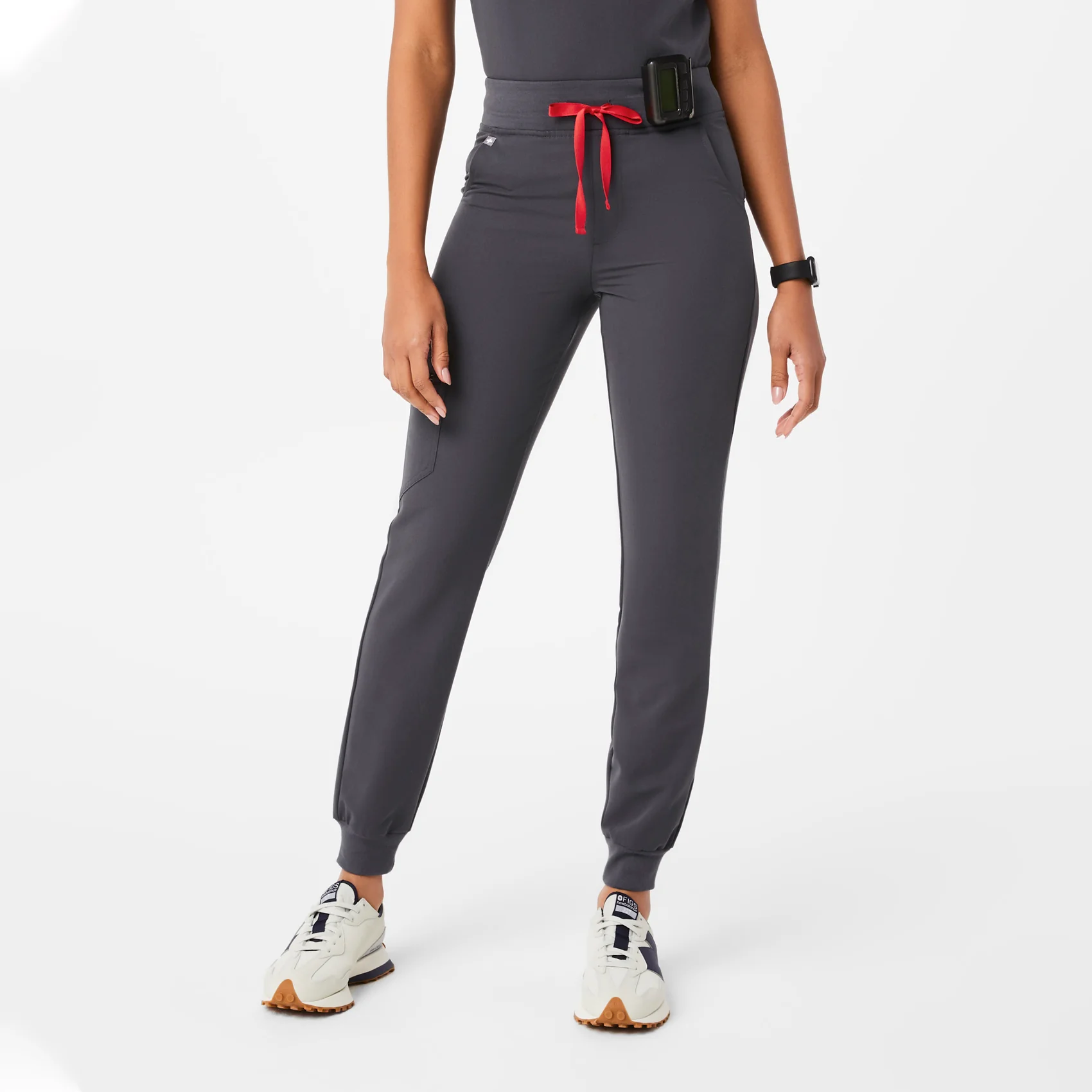 women's Charcoal Zamora™ High Waisted - Jogger Scrub Pants
