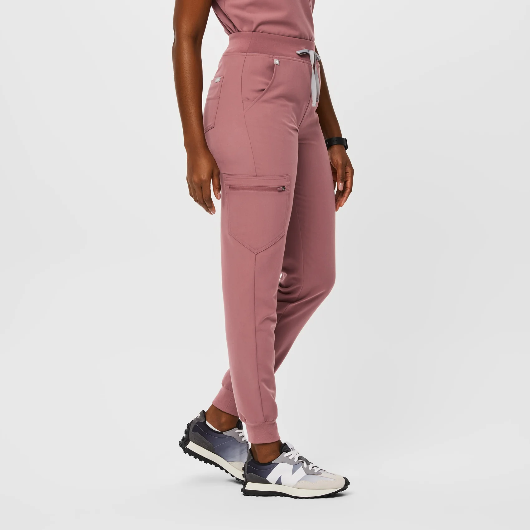 women's Mauve Zamora™ High Waisted - Jogger Scrub Pants - Image 3