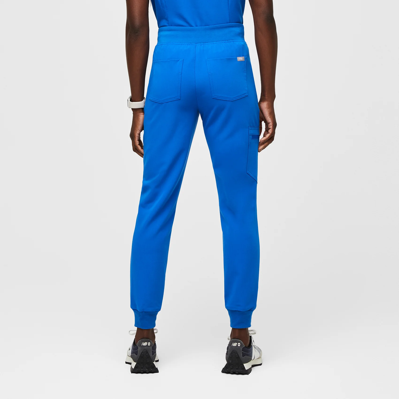 women's Royal Blue Zamora™ High Waisted - Jogger Scrub Pants - Image 4
