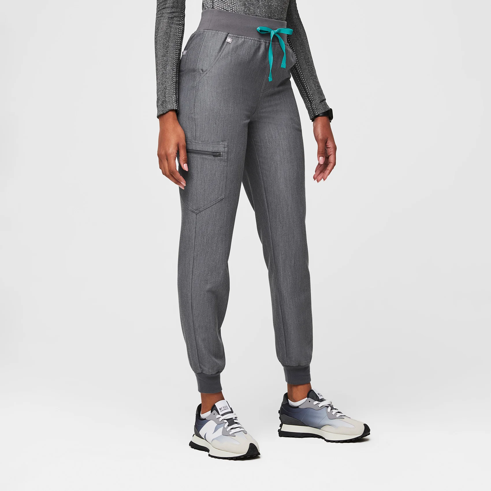 women's Graphite Zamora™ High Waisted - Tall Jogger Scrub Pants - Image 3