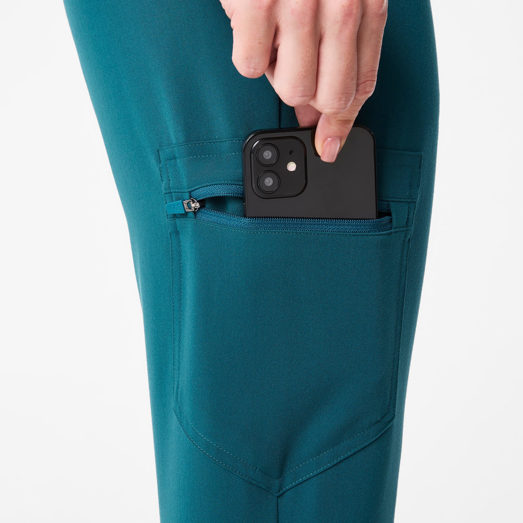 women's Caribbean Blue  Zamora - Petite Jogger Scrub Pant™ - Image 6