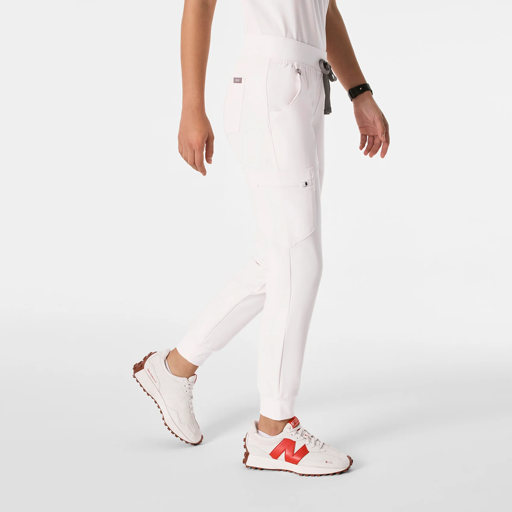 women's Off White  Zamora - Petite Jogger Scrub Pant™ - Image 3