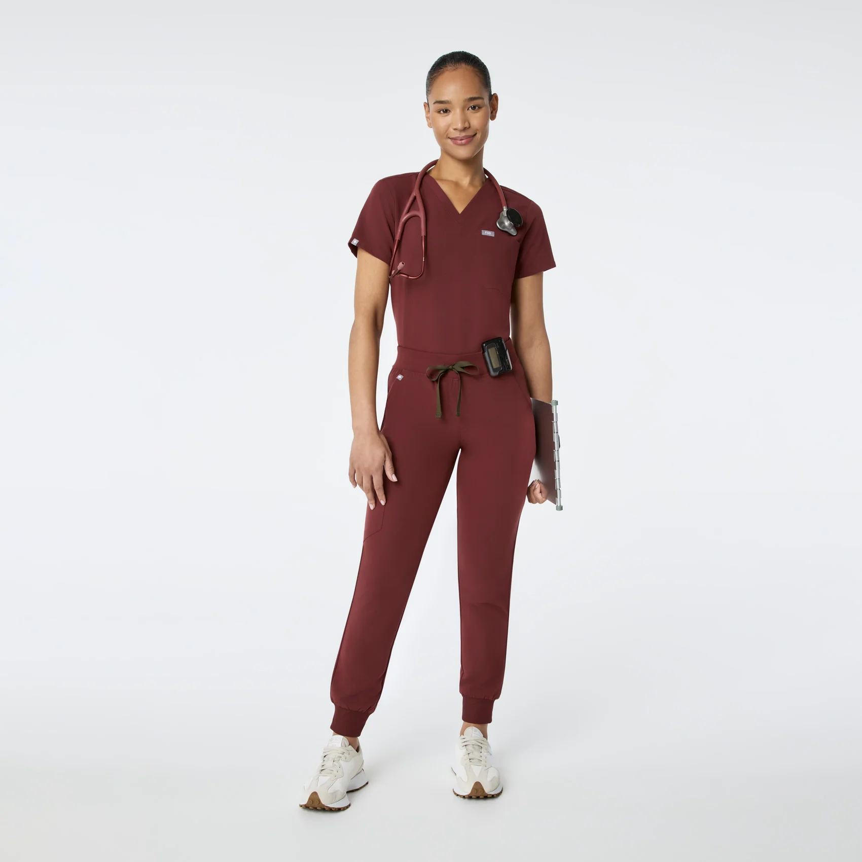 women's Walnut Zamora - Petite Jogger Scrub Pant™ - Image 2