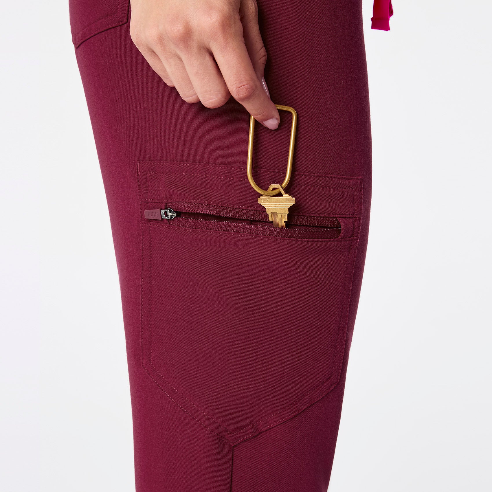 women's Deep Cranberry Zamora - Jogger Scrub Pant™ - Image 7
