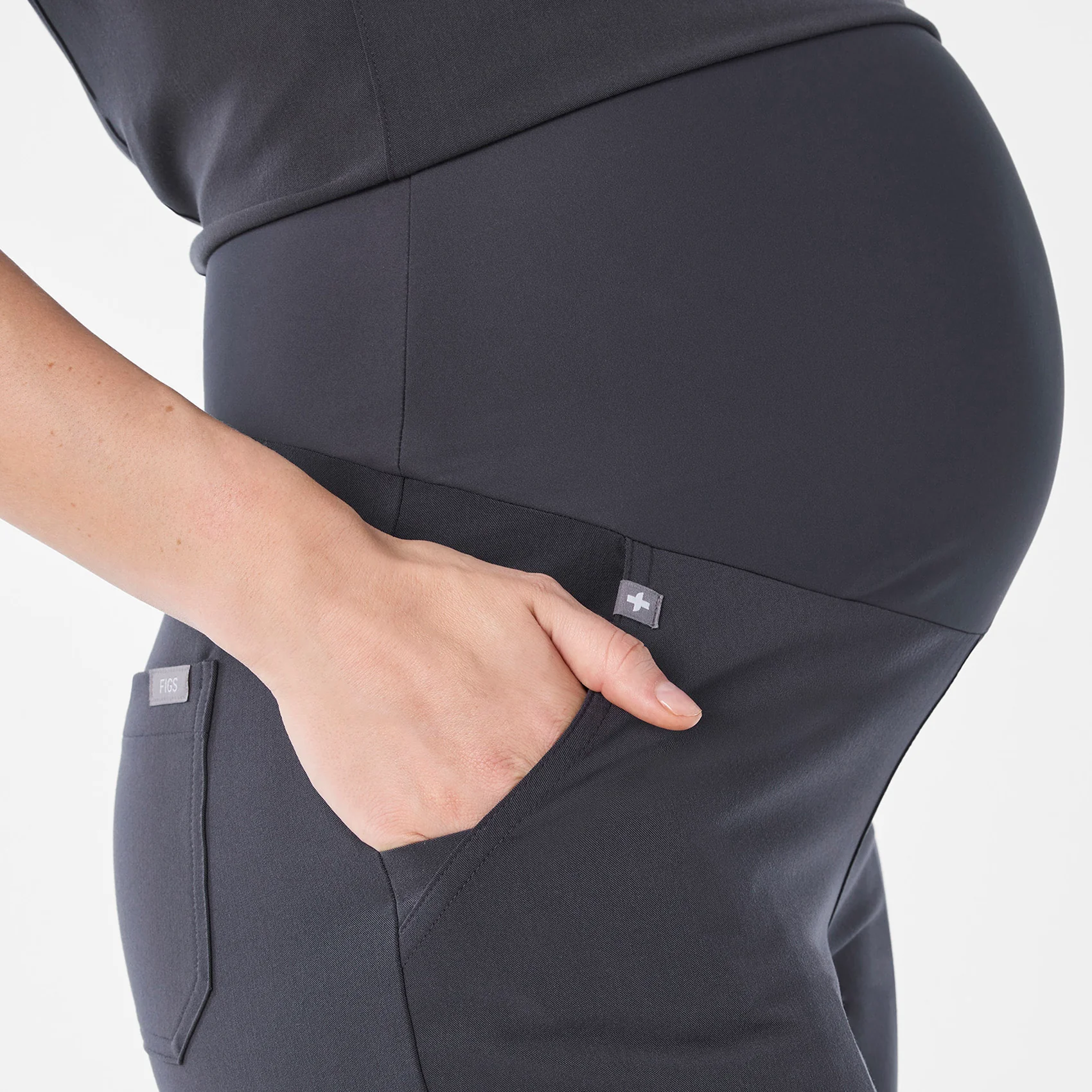 women's Charcoal Zamora - Maternity Jogger Scrub Pant™ - Image 5