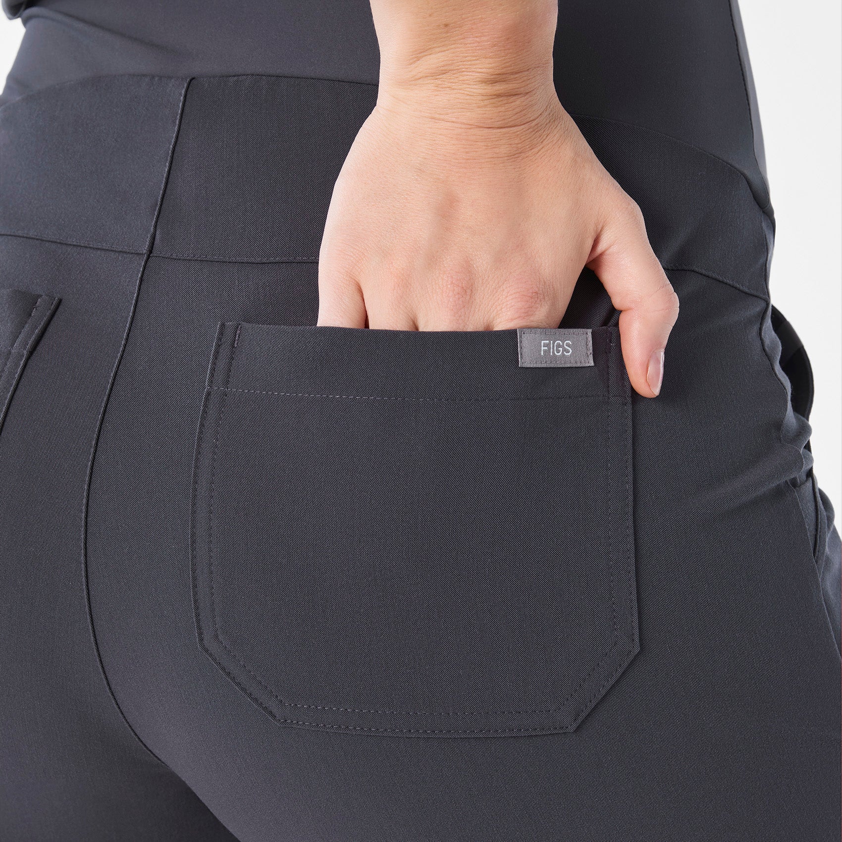 women's Charcoal Zamora - Maternity Jogger Scrub Pant™ - Image 7
