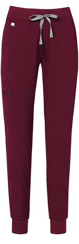 Women's Burgundy Zamora™ - Petite Jogger Scrub Pants - Image 7