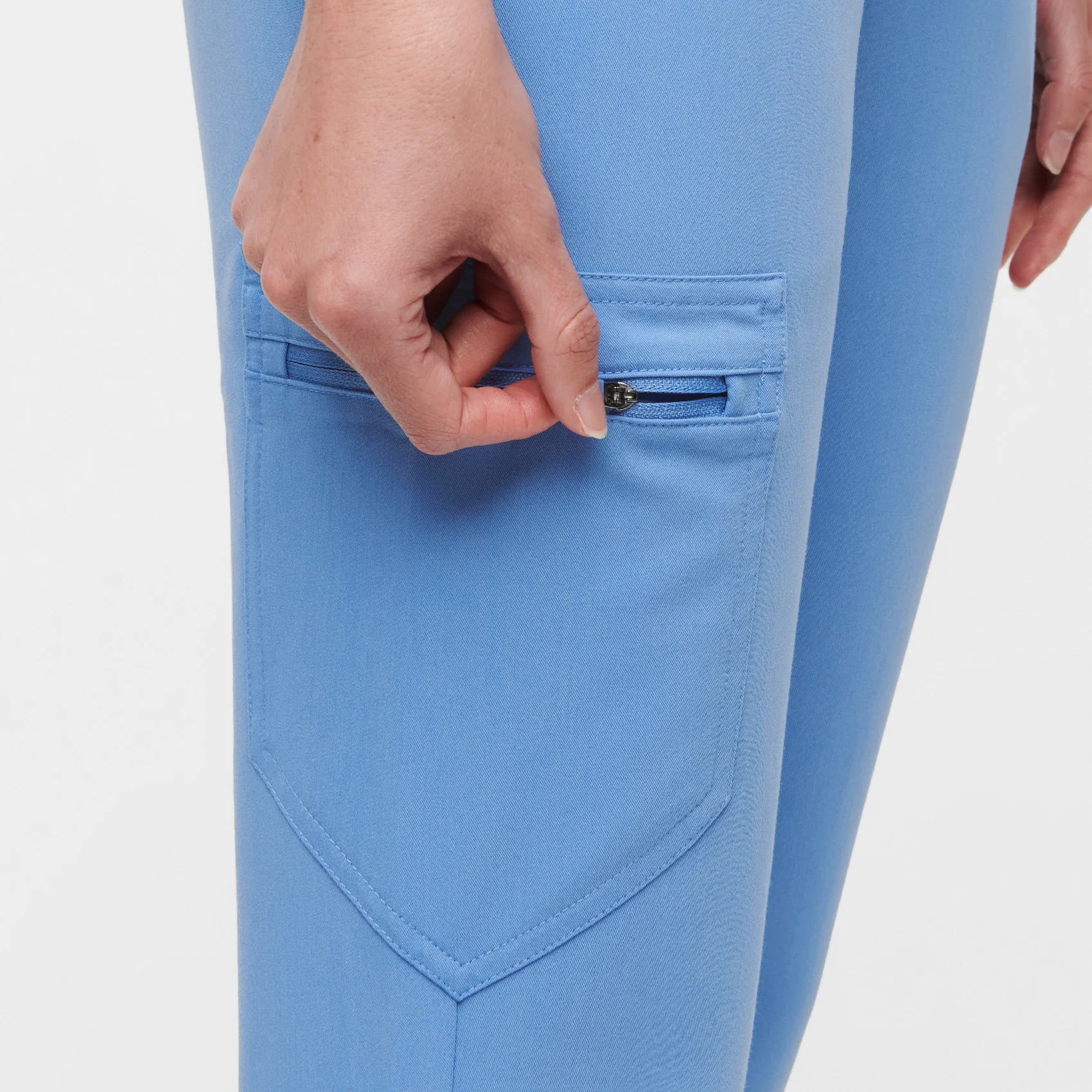 Women's Ceil Blue Zamora™ - Petite Jogger Scrub Pants - Image 5