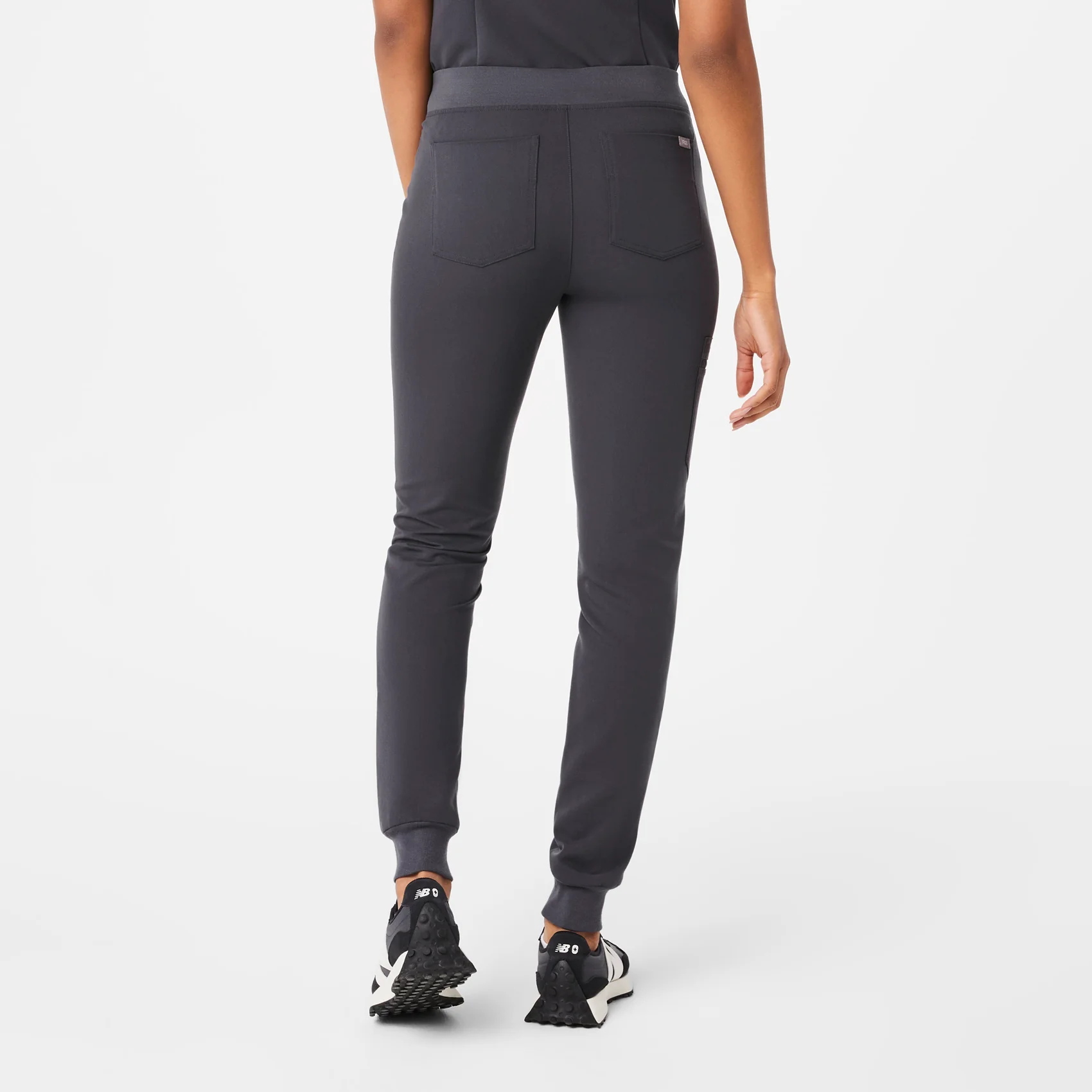 women's Charcoal Zamora™- Petite Jogger Scrub Pants (3XL - 6XL) - Image 4