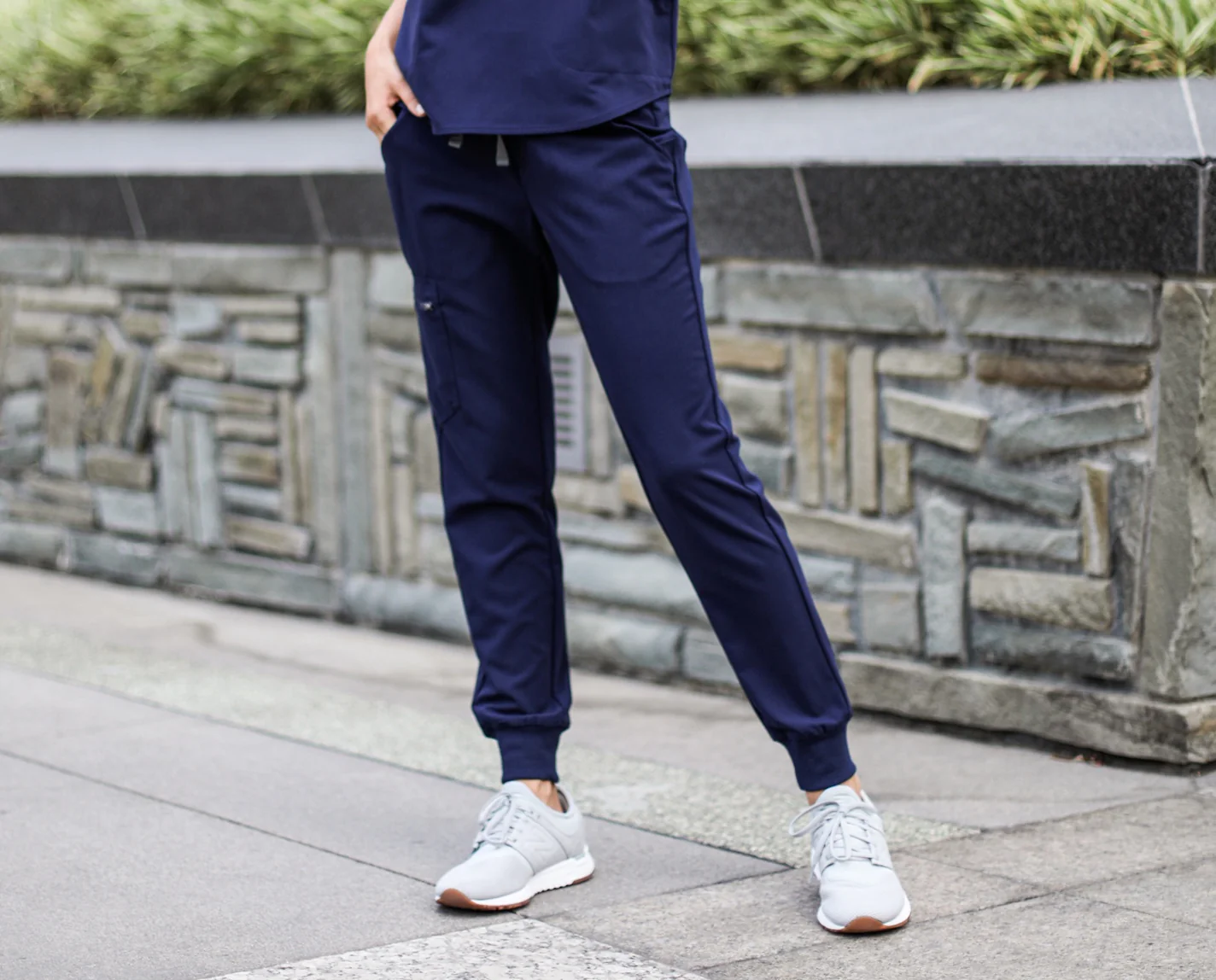 Women's Royal Blue Zamora™ - Petite Jogger Scrub Pants - Image 6
