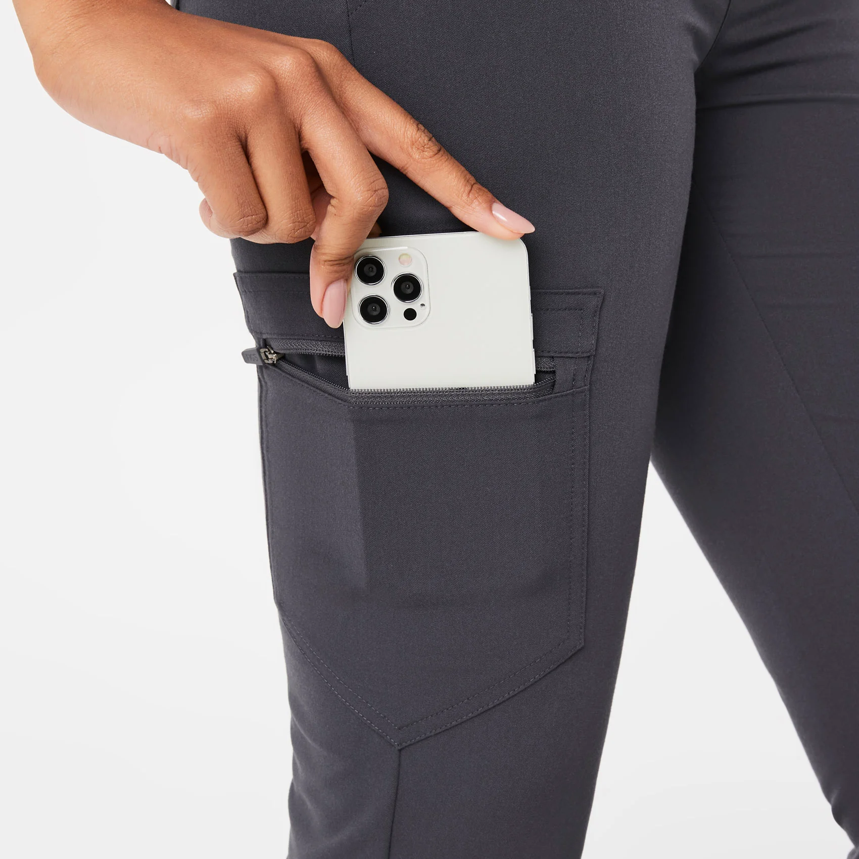 women's Charcoal Zamora™ - Tall Jogger Scrub Pants - Image 6